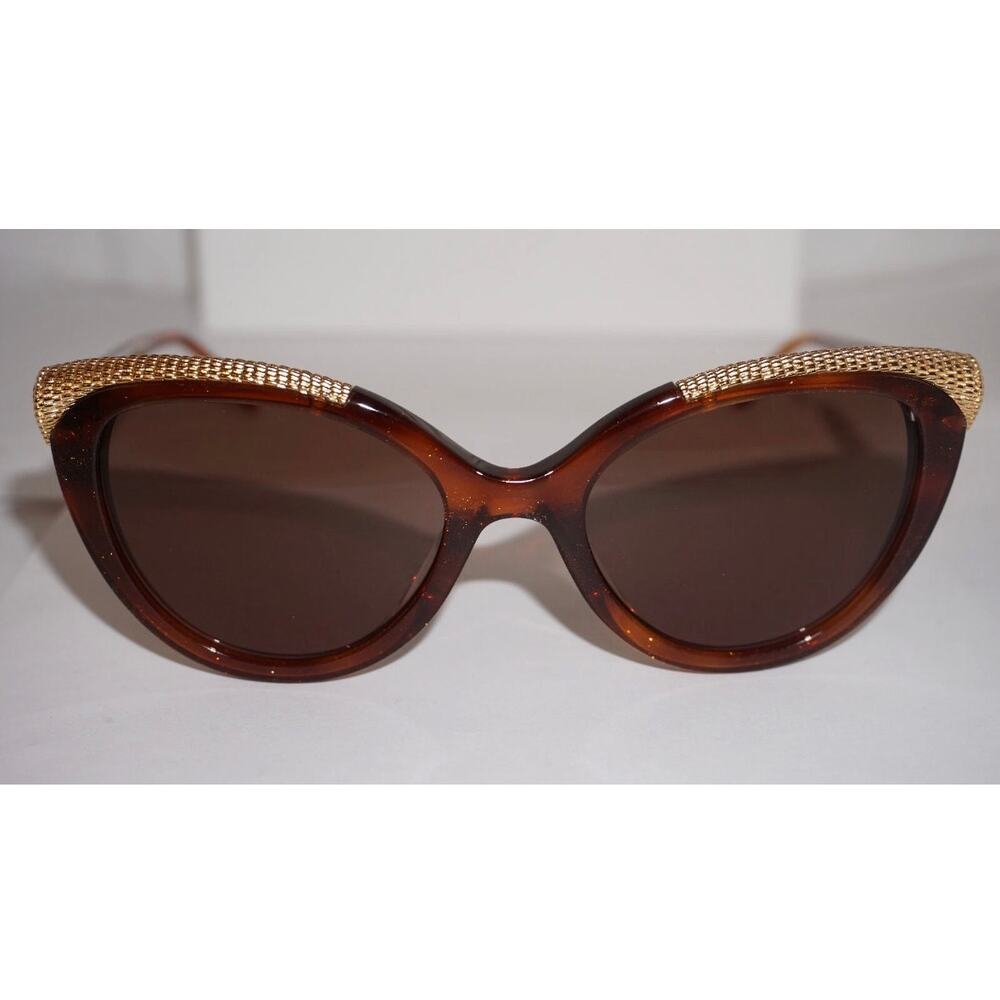 Boucheron BC0116S 003 Women’s Cat Eye Tortoise Brown Sunglasses 53-19 140